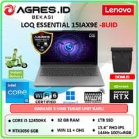 Lenovo LOQ Essential 15IAX9E RTX3050 6Gb Core i5 12450HX Ram 32Gb 1Tbssd Win11+Ohs 15.6Fhd 144Hz 100sRGB